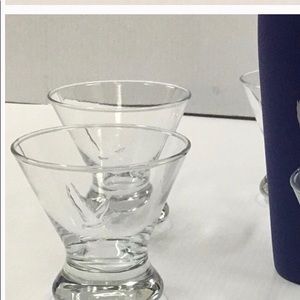 One Grey goose vodka glass